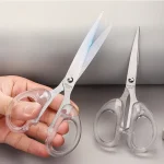 1 Pc Handmade Transparent Office Household Clear Scissors