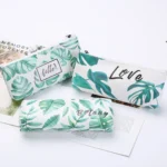 Fresh Leaves Printed Pencil Bag