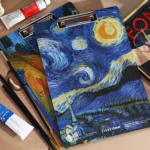Van Gogh Design Clipboard – Lightweight, Smooth Writing Surface