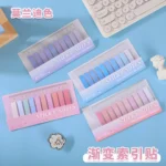 200 Sheets Fluorescent Index Sticky Notes – Morandi Gradient Page Tabs