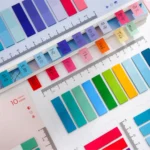 Colourful Self Adhesive Semi Transparent Label Sticky Notes