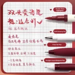 4 Pcs Colour Multifunctional Quick-Drying Pens And Highlighter Set