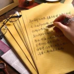 10-Piece Rustic Kraft Letter Writing Set Vintage Cowhide Style Letter Paper