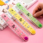 Kawaii Candy Color Multifunction Folding Plastic Straight Ruler
