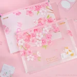 Kawaii Cherry Blossoms File Folder for Office & School Paper Organizer
