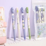 4 pcs/set Spring Daisy Flowers Quick Dry Gel Ink Pens