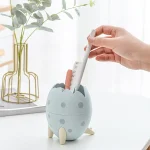 Cute Broken Shell Dinosaur Egg Pen Holder