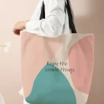 Puzzle Series Shoulder Canvas Tote Bag