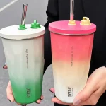 Tyeso 600ML Large Capacity Stainless Steel Beverage Ice Cold Coffee Cup