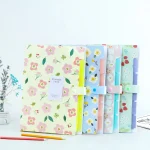 6 Grid Snap Button Floral Forest Series Multi-Layer Documents Storage Folder