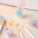 1 Pic Twingo Sky Cats Paw Gradient Colour Cute Pencil Sharpener