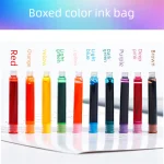 3.4 Caliber 10 Colours Universal Replaceable Fountain Pen Ink Sac