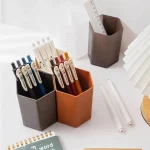 1PC Large Capacity Simple Hexagon Pen Holder Makeup Brush Holder