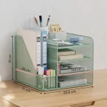 Office Desktop Multi-Layer Storage Rack Organizer with File Holder Desk Organizers