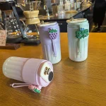 Gradient Color Smart Temperature Coffee Mug 316 Stainless Steel Vacuum Cup