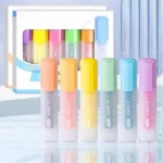 Deli Fluorescent Highlighter Draw Key Color Pen High Color Value Highlighter Pen