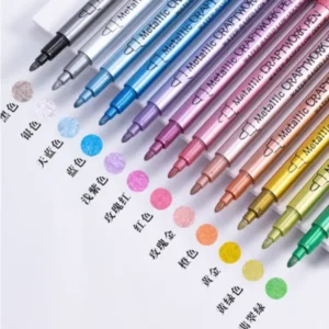 Guangna Metal Paint Marker DIY Hand-Painted Black Card Painting Graffiti Permanent Art Marker