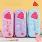 Watermelon Pencil Bag EVA Simple 3D Stereo Large Capacity Pencil Bag