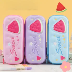 Watermelon Pencil Bag EVA Simple 3D Stereo Large Capacity Pencil Bag
