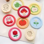 Embroidery Series Wax Seal Head – Vintage Stamp for Scrapbooking, Gift Wrapping & Envelope Decoration
