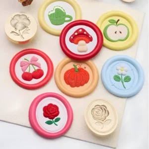 Embroidery Series Wax Seal Head – Vintage Stamp for Scrapbooking, Gift Wrapping & Envelope Decoration