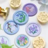 Seal Your Letters with Nature: The Elegant Botanical Wax Seal Stamp