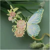 Vintage Bookmark with Butterfly Charm - Elegant & Creative