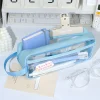 Large Capacity Transparent Pencil Case - See Everything Inside!