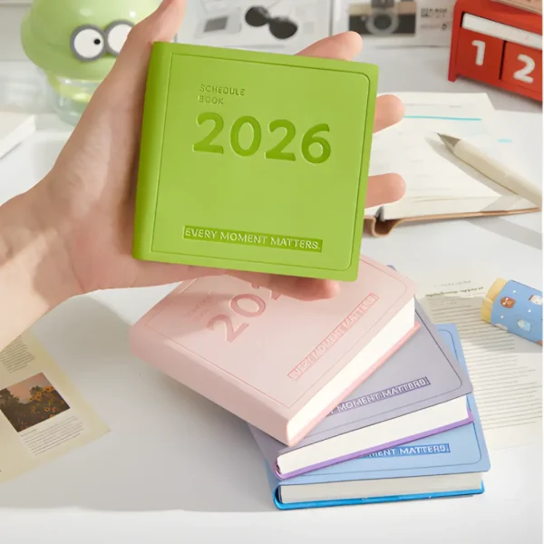 Master Your Goals: 2026 Pocket Daily Planner & Check-In Notebook