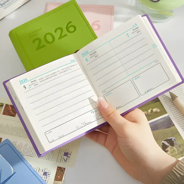 Master Your Goals: 2026 Pocket Daily Planner & Check-In Notebook