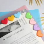 Organize with Love 8 Pcs Heart Shaped Stationery Clips