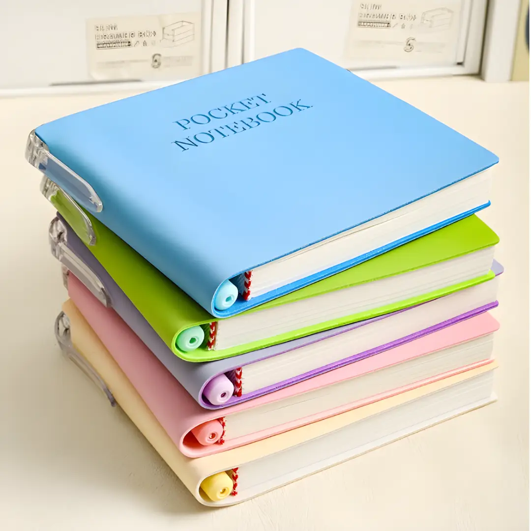 Travel Pocket Planner With Pen - Mini On-the-Go Notebook