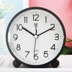 Simple Non Ticking Classic Small Alarm Clock