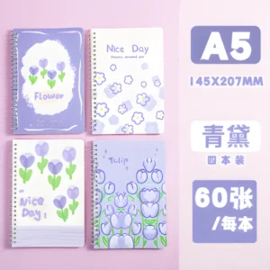 Student General Notepad A5 Soft Cover Tulip