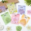 Aesthetic Flower & Leaf Shaped Sticky Notes – Cute Memo Pads for Journaling