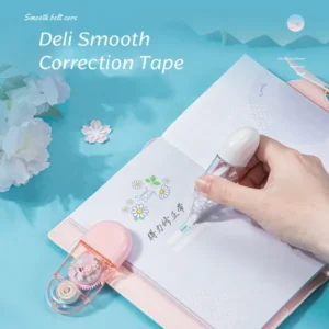 Deli Cute Correction Tape – Portable and Easy Mistake Corrector