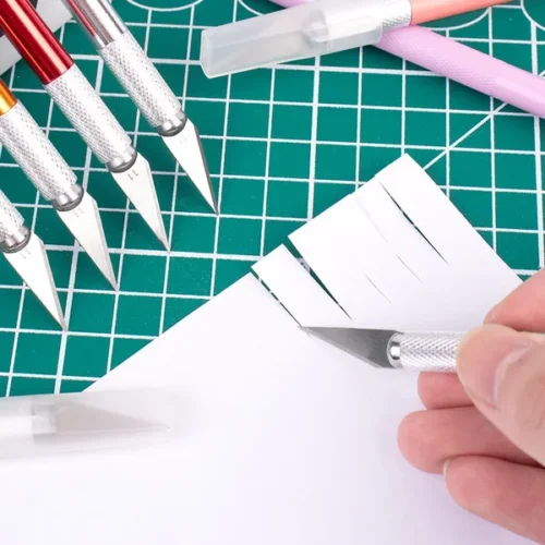 Multi-Purpose Precision Carving Knife – Aluminum Alloy Handle Hobby Tool