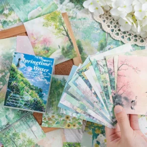 DIY Diary & Journal Decoration Paper Pad with 200 Unique Floral and Nature Designs