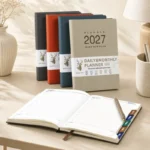 2027 English Edition Note Book For Daily Time Management Planner and Office Calendar