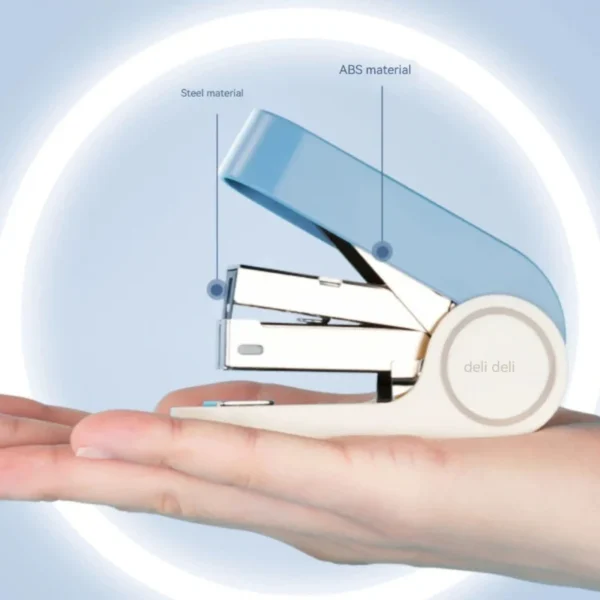 Deli Labor-Saving Stapler Set for Students and Office Use