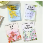 Flower Garden Letter Sticky Notes – Aesthetic Journaling & Index Tabs (60 Sheets)