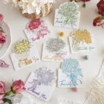 Mini 3D Floral Bucket Greeting Card Set