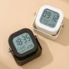 Mini Desk Clock with Temperature Display and Alarm
