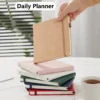 Portable Daily Planner and Time Management Check-In Notebook