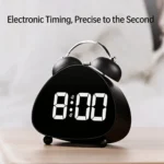 Smart Desk Clock – Multi-Function Battery/Plug-In Wake-Up Alarm