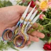 Plum Blossom Vintage Stainless Steel Scissors