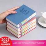 2027 Pocket Daily Planner for Whole Year Improve Work Efficiency and Time Management