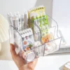 Acrylic Transparent Large-Capacity Pen Box and Desk Storage Rack