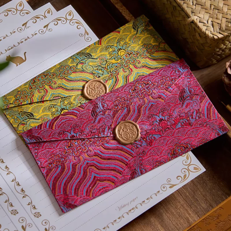 Cloud Pattern Decorative Envelopes with Vintage Style - Image 3