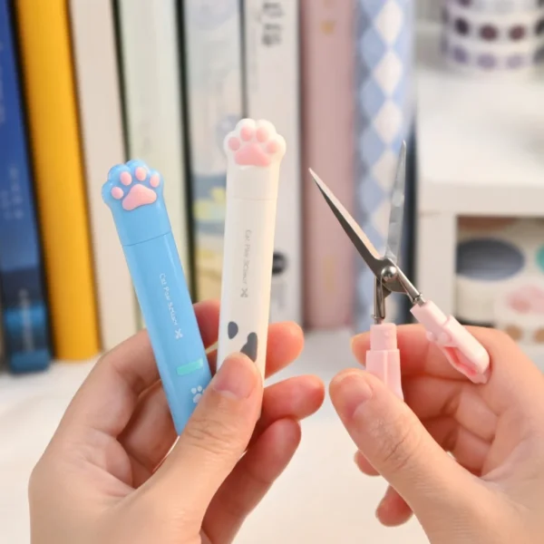 Cute Cat Claw Mini Portable Scissors for Crafts
